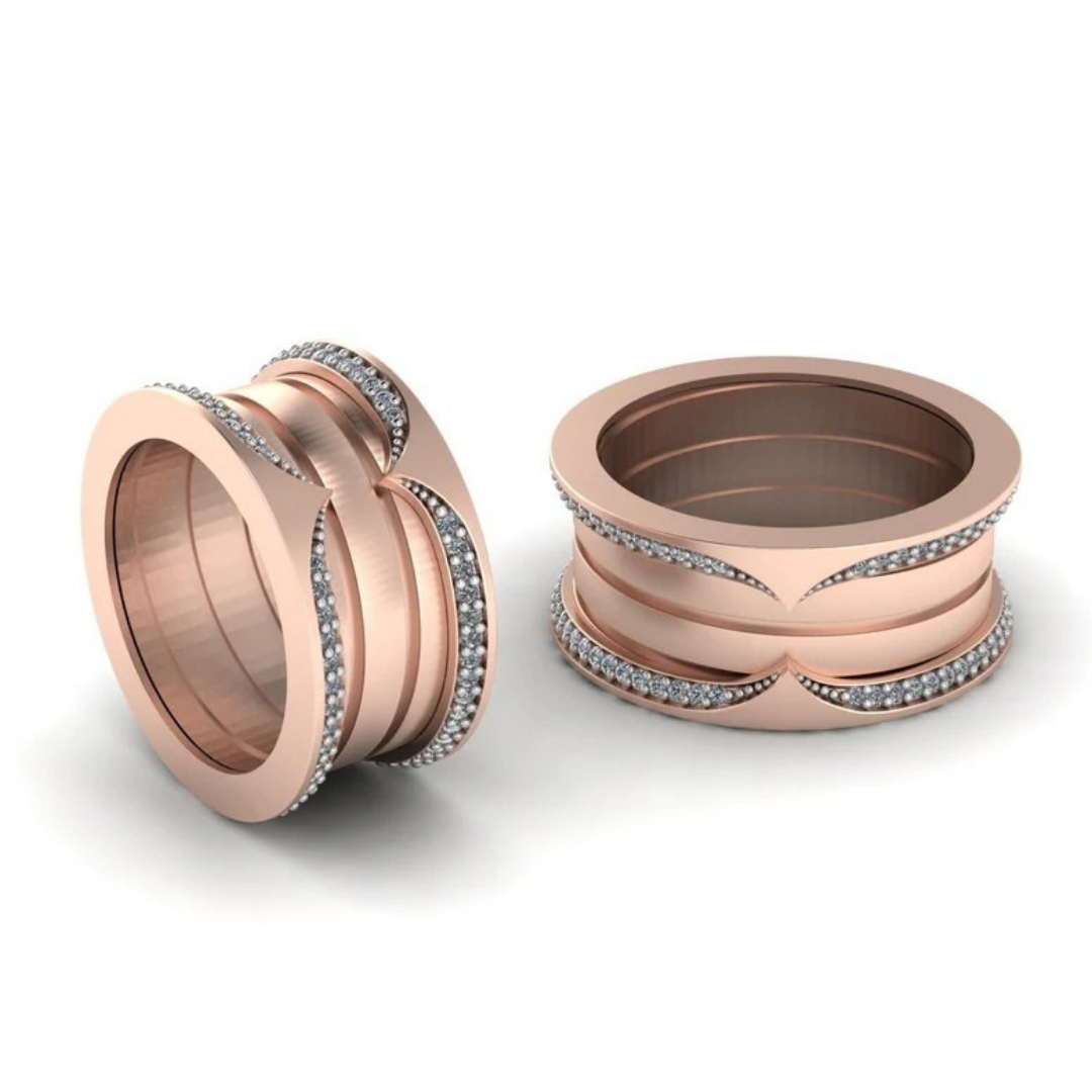 Categoria de alianças, arquivos STL, MS Soluções para Joalherias.