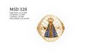 Religious Ring — STL File MSD-239 | Direct Casting for Jewelry