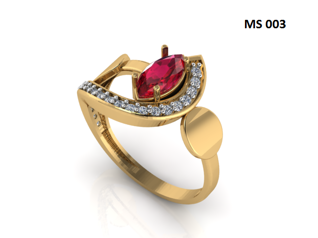 Anel Formatura - Arquivo para impressão 3D Formato STL