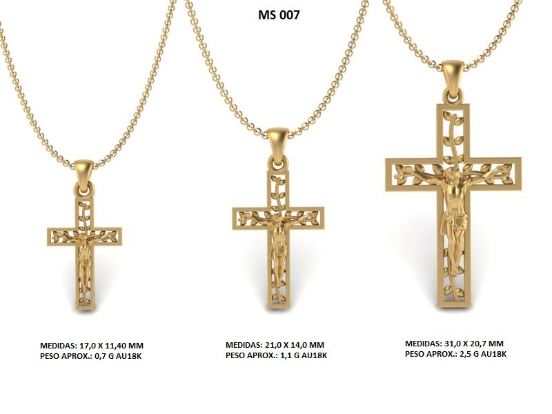 Pingente religioso - Arquivo para impressão 3D. Formato STL