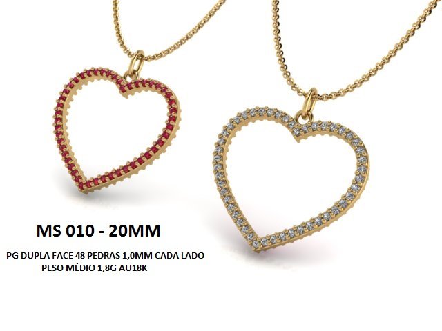 Pingente - Arquivo para impressão 3D Formato STL