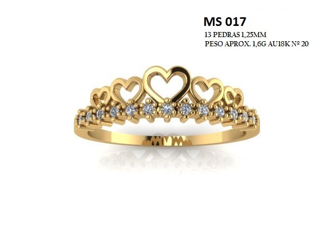 Anel - Arquivo para impressão 3D Formato STL