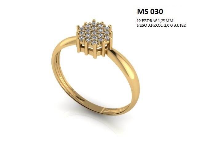 Anel Chuveiro - Arquivo para impressão 3D. Formato STL