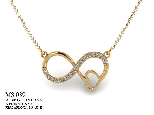 Pingente - Arquivo para impressão 3D Formato STL