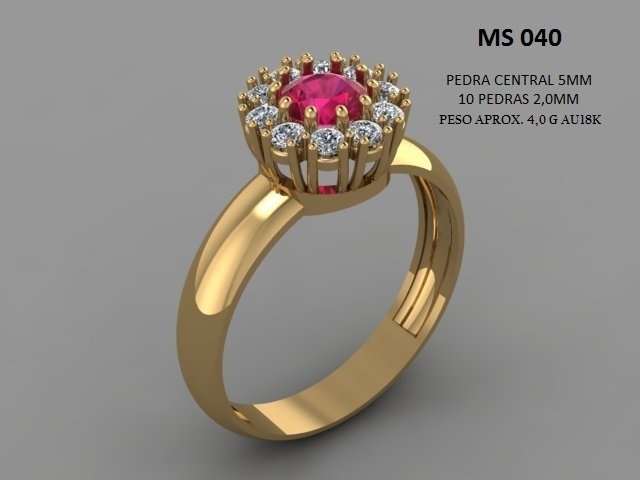 Anel Formatura - Arquivo para impressão 3D Formato STL