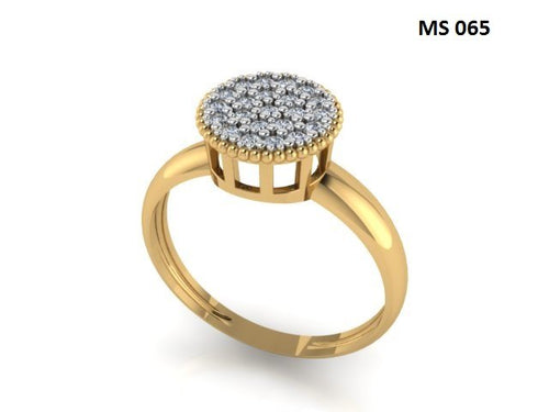 Anel Chuveiro STL MS-065 arquivo 3D joalheria impressao 3D fundicao metal