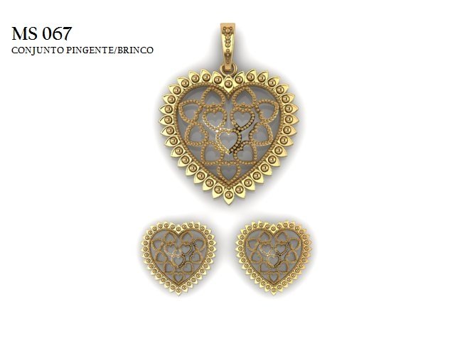 Conjunto - Arquivo para impressão 3D Formato STL