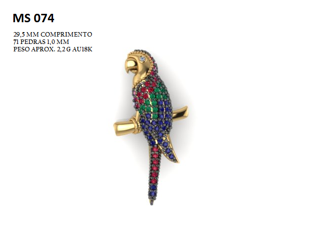 Pingente - Arquivo para impressão 3D Formato STL