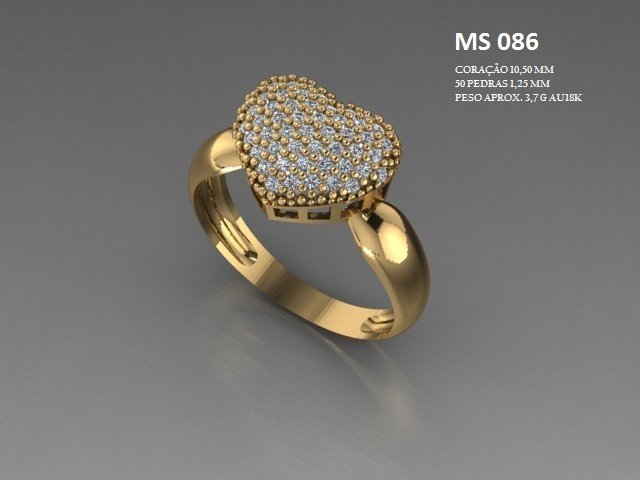 Anel - Arquivo para impressão 3D Formato STL