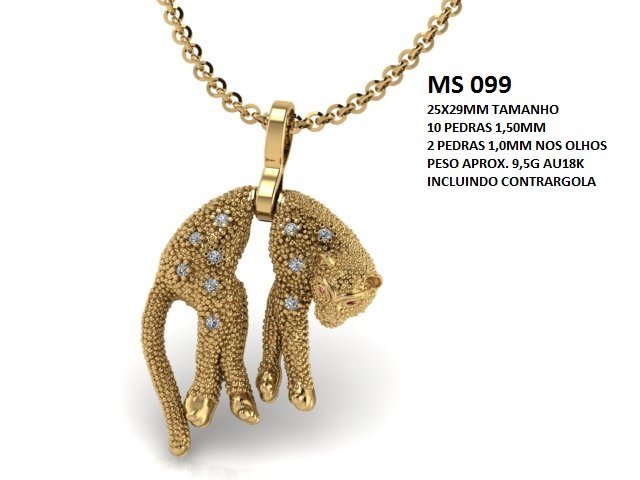 Pingente - Arquivo para impressão 3D Formato STL