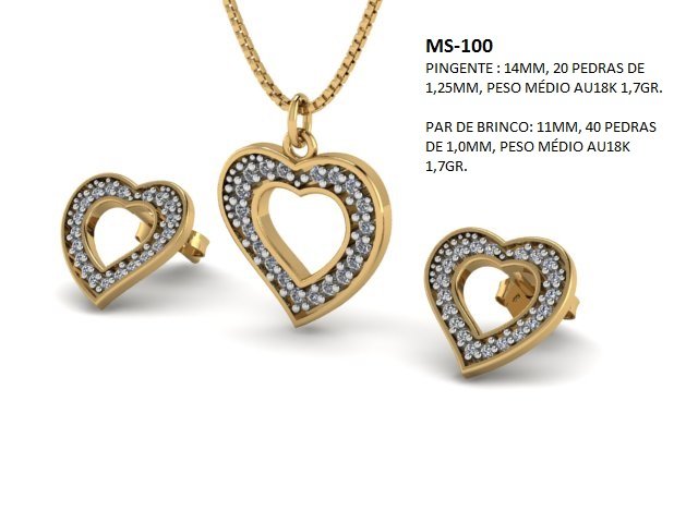 Conjunto - Arquivo para impressão 3D Formato STL