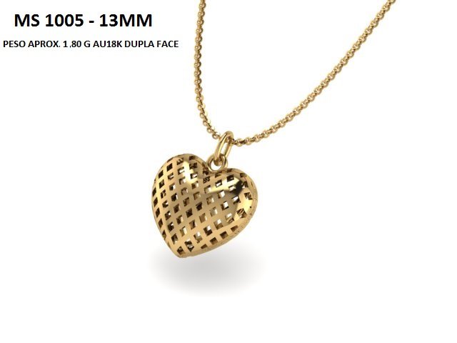 Pingente - Arquivo para impressão 3D Formato STL