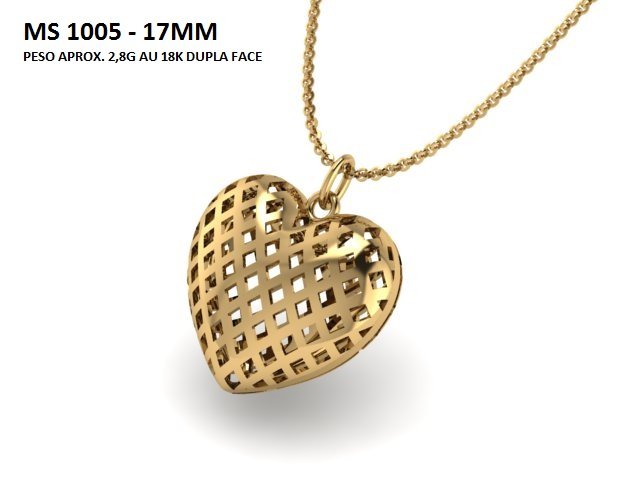 Pingente - Arquivo para impressão 3D Formato STL