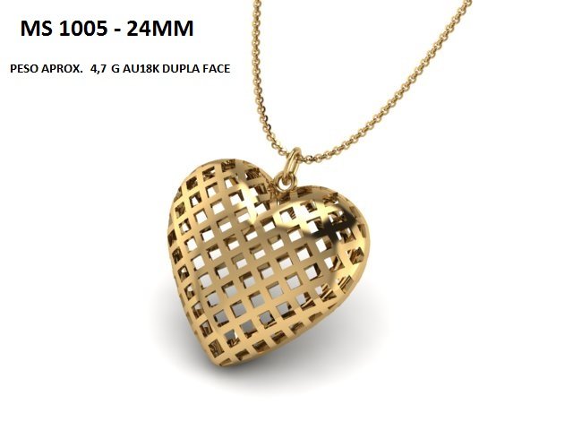 Pingente - Arquivo para impressão 3D Formato STL