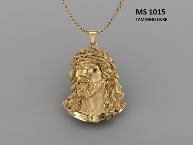 Pingente religioso - Arquivo para impressão 3D. Formato STL