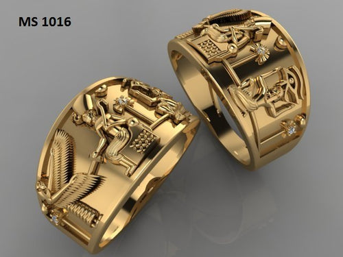 Anel STL MS-1016 arquivo 3D joalheria impressao 3D fundicao ouro 18k