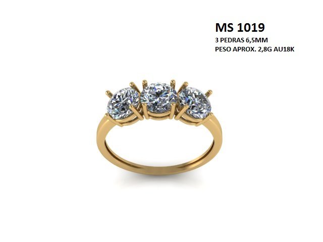 Anel Aparador STL MS-1019 arquivo 3D joalheria impressao 3D fundicao metal