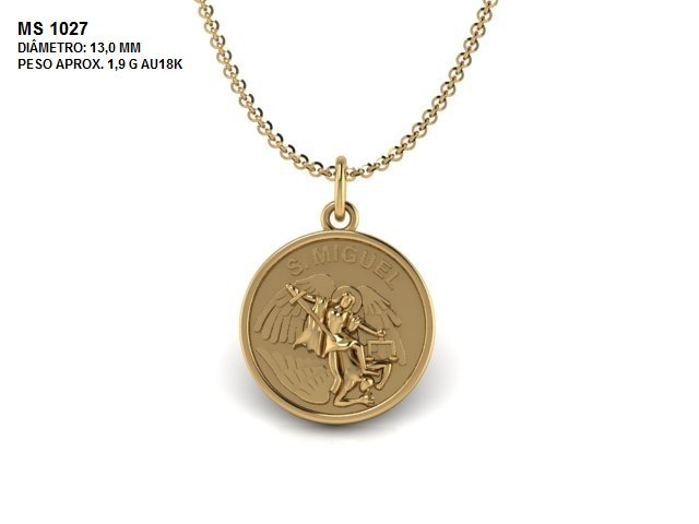 Pingente religioso - Arquivo para impressão 3D. Formato STL