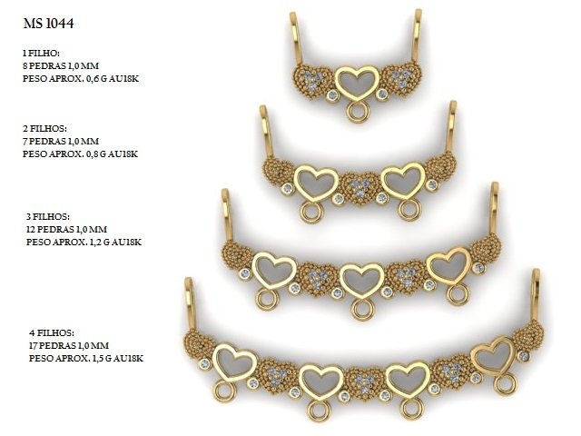 Pingente - Arquivo para impressão 3D Formato STL