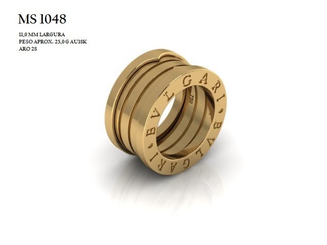 Aliança - Arquivo para impressão 3D Formato STL