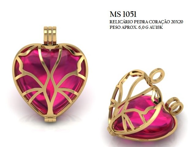 Pingente - Arquivo para impressão 3D Formato STL