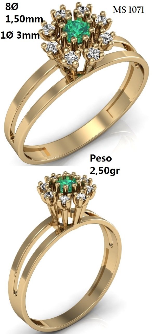 Anel Formatura - Arquivo para impressão 3D Formato STL