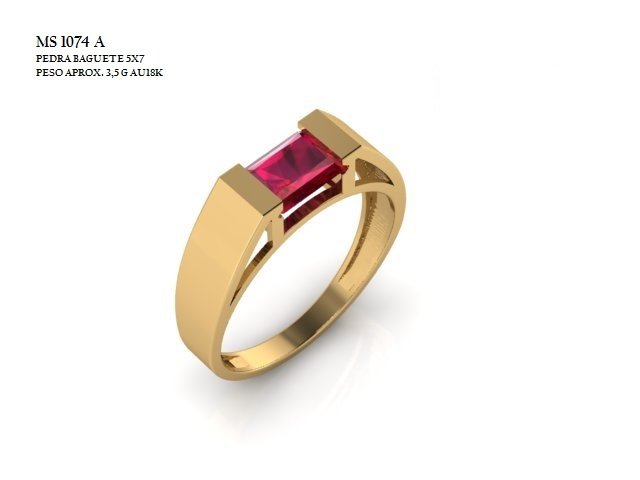 Anel Formatura - Arquivo para impressão 3D Formato STL