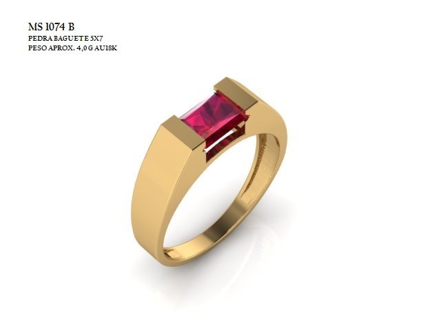 Anel Formatura - Arquivo para impressão 3D Formato STL