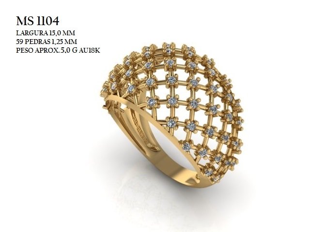 Anel - Arquivo para impressão 3D Formato STL