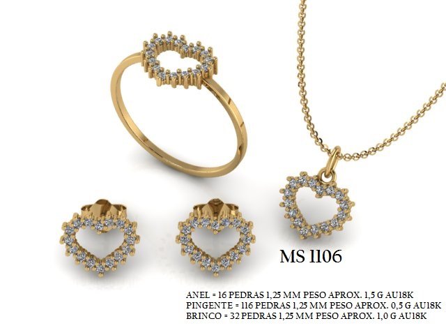 Conjunto - Arquivo para impressão 3D Formato STL