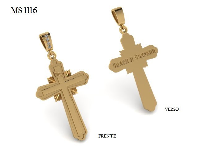 Pingente religioso - Arquivo para impressão 3D. Formato STL