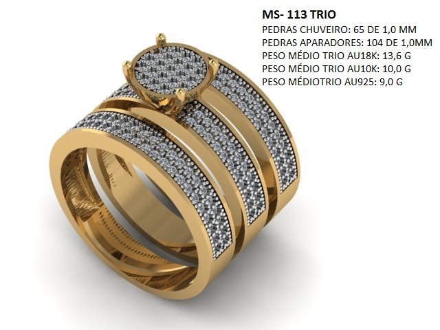 Conjunto - Arquivo para impressão 3D Formato STL