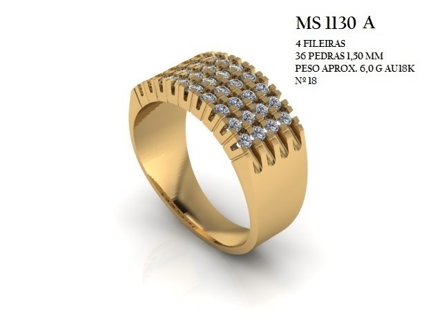 Anel - Arquivo para impressão 3D Formato STL