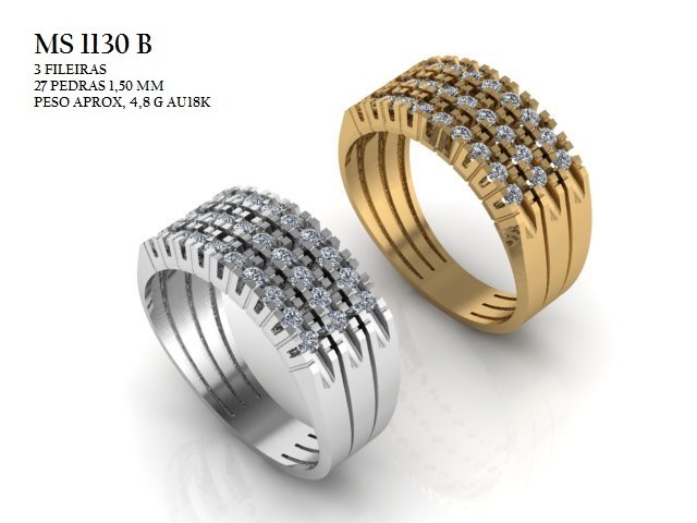 Anel - Arquivo para impressão 3D Formato STL