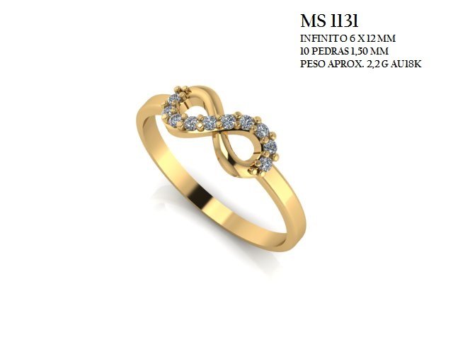 Anel - Arquivo para impressão 3D Formato STL