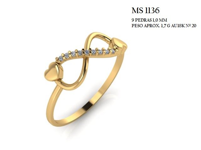 Anel - Arquivo para impressão 3D Formato STL