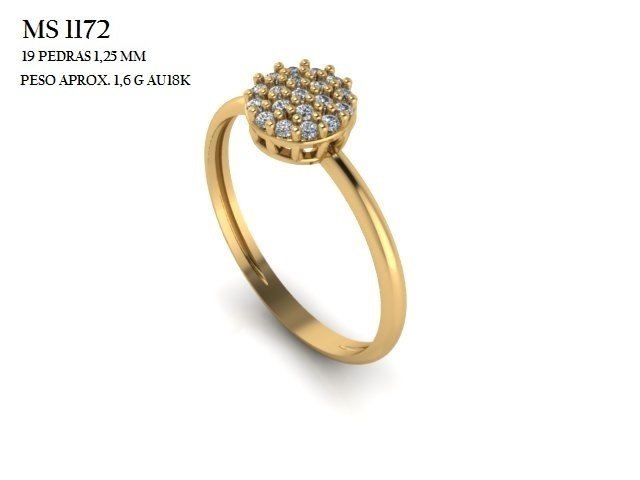 Anel Chuveiro - Arquivo para impressão 3D. Formato STL