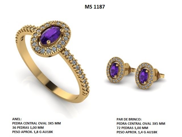 Conjunto - Arquivo para impressão 3D Formato STL