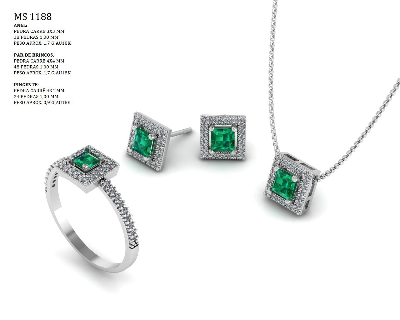 Conjunto - Arquivo para impressão 3D Formato STL