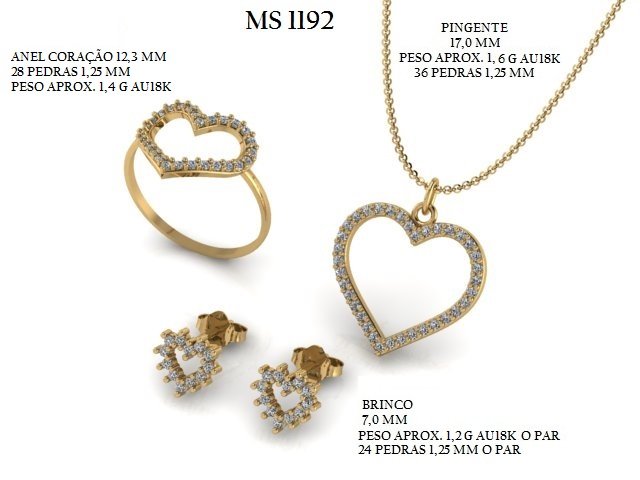 Conjunto - Arquivo para impressão 3D Formato STL