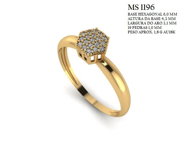 Anel Chuveiro - Arquivo para impressão 3D. Formato STL