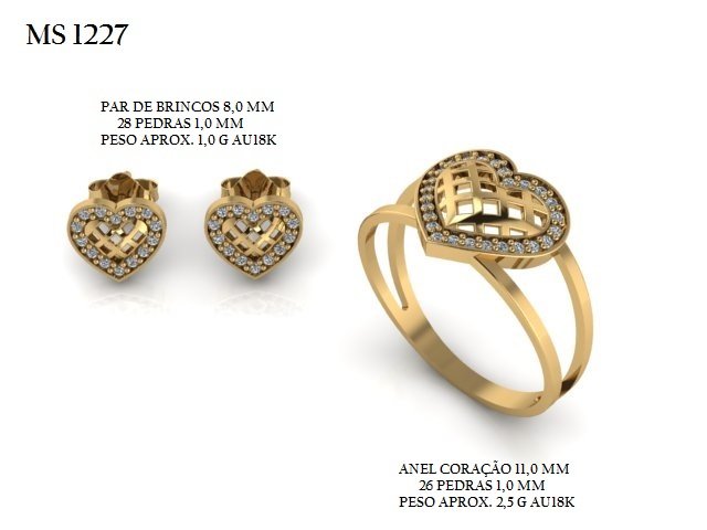 Conjunto - Arquivo para impressão 3D Formato STL