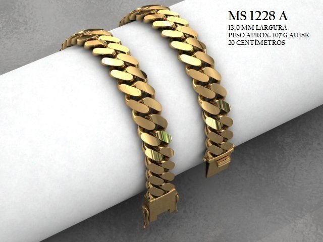 Pulseira - Arquivo para impressão 3D Formato STL