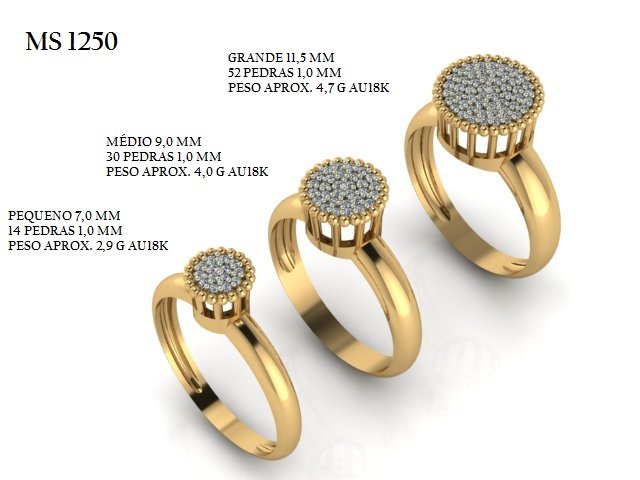 Anel Chuveiro - Arquivo para impressão 3D. Formato STL