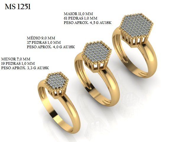 Anel Chuveiro - Arquivo para impressão 3D. Formato STL