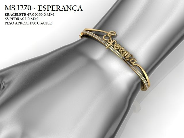 Pulseira - Arquivo para impressão 3D Formato STL