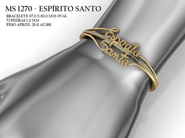 Pulseira - Arquivo para impressão 3D Formato STL