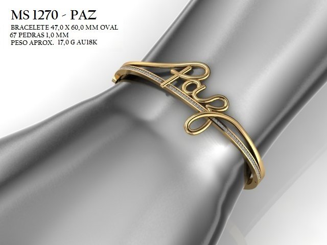 Pulseira - Arquivo para impressão 3D Formato STL