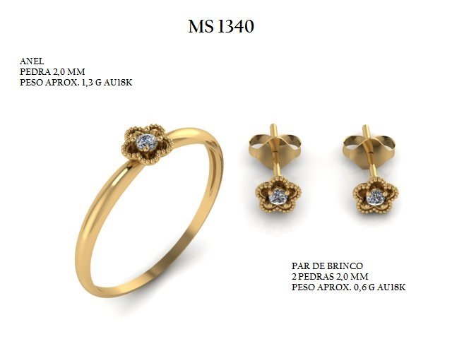 Conjunto - Arquivo para impressão 3D Formato STL