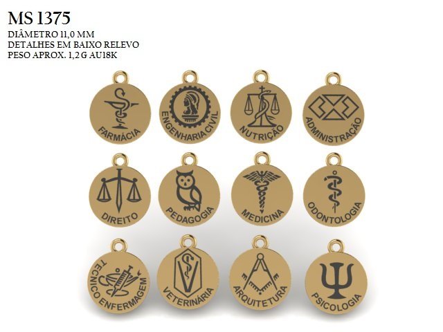 Berloque - Arquivo para impressão 3D Formato STL